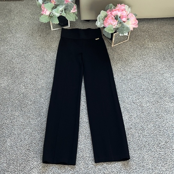 Calvin Klein Black Power Stretch Pants/Leggings XS - Picture 2 of 6